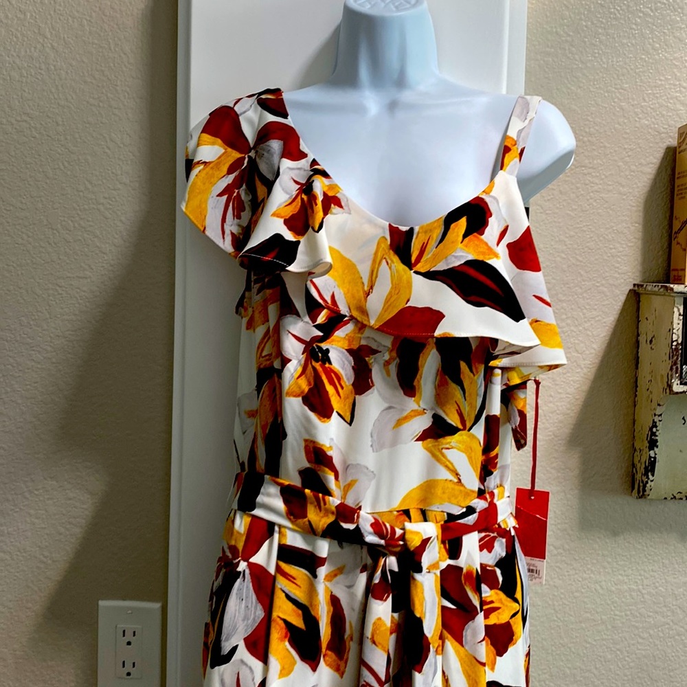 Jennifer Lopez Jump Suit XL Ruffle Top